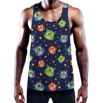 Owl And Star Pattern Print Training Tank Top