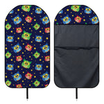 Owl And Star Pattern Print Waterproof Car Seat Cover