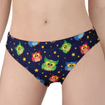 Owl And Star Pattern Print Women's Panties