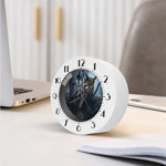 Owl At Night Print Alarm Clock