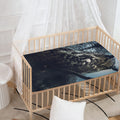 Owl At Night Print Baby Crib Sheet