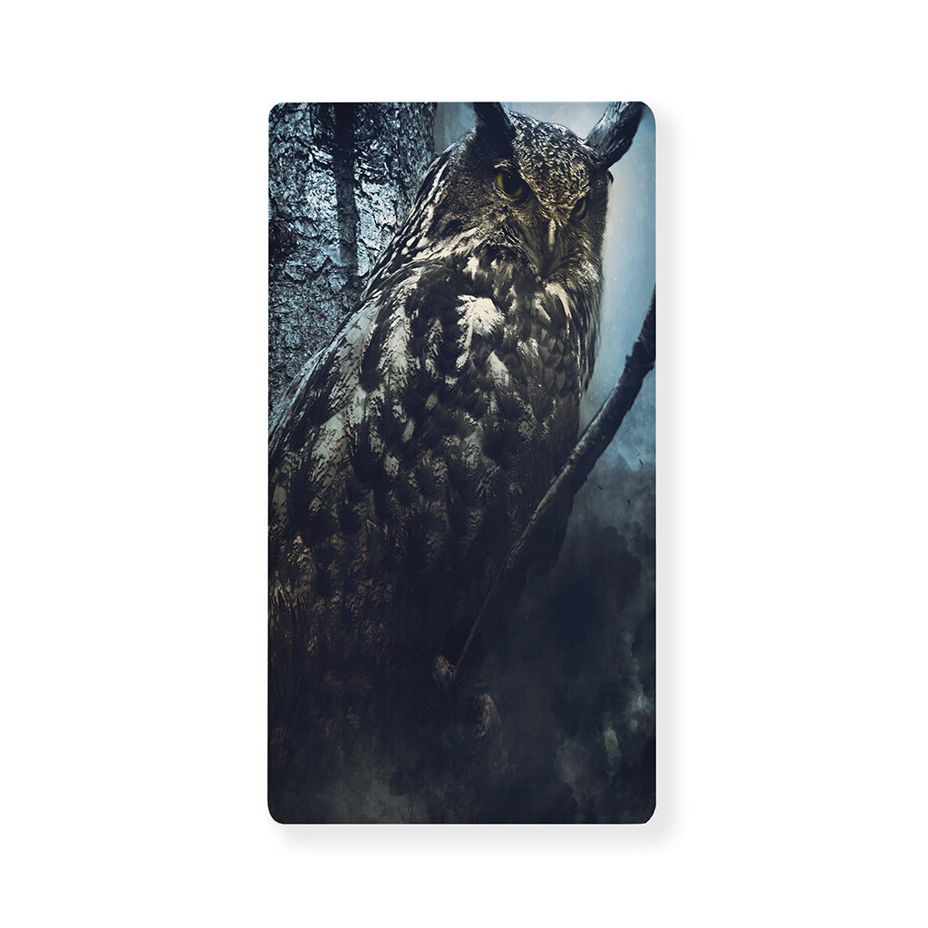 Owl At Night Print Baby Crib Sheet