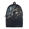 Owl At Night Print School Backpack