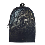 Owl At Night Print Backpack