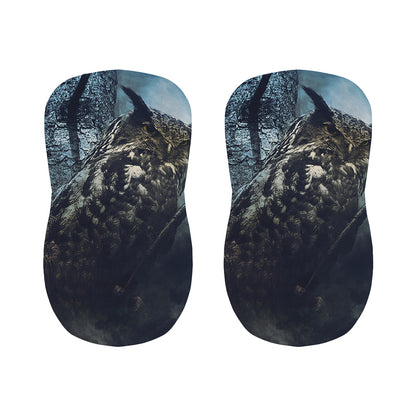 Owl At Night Print Bar Stool Covers