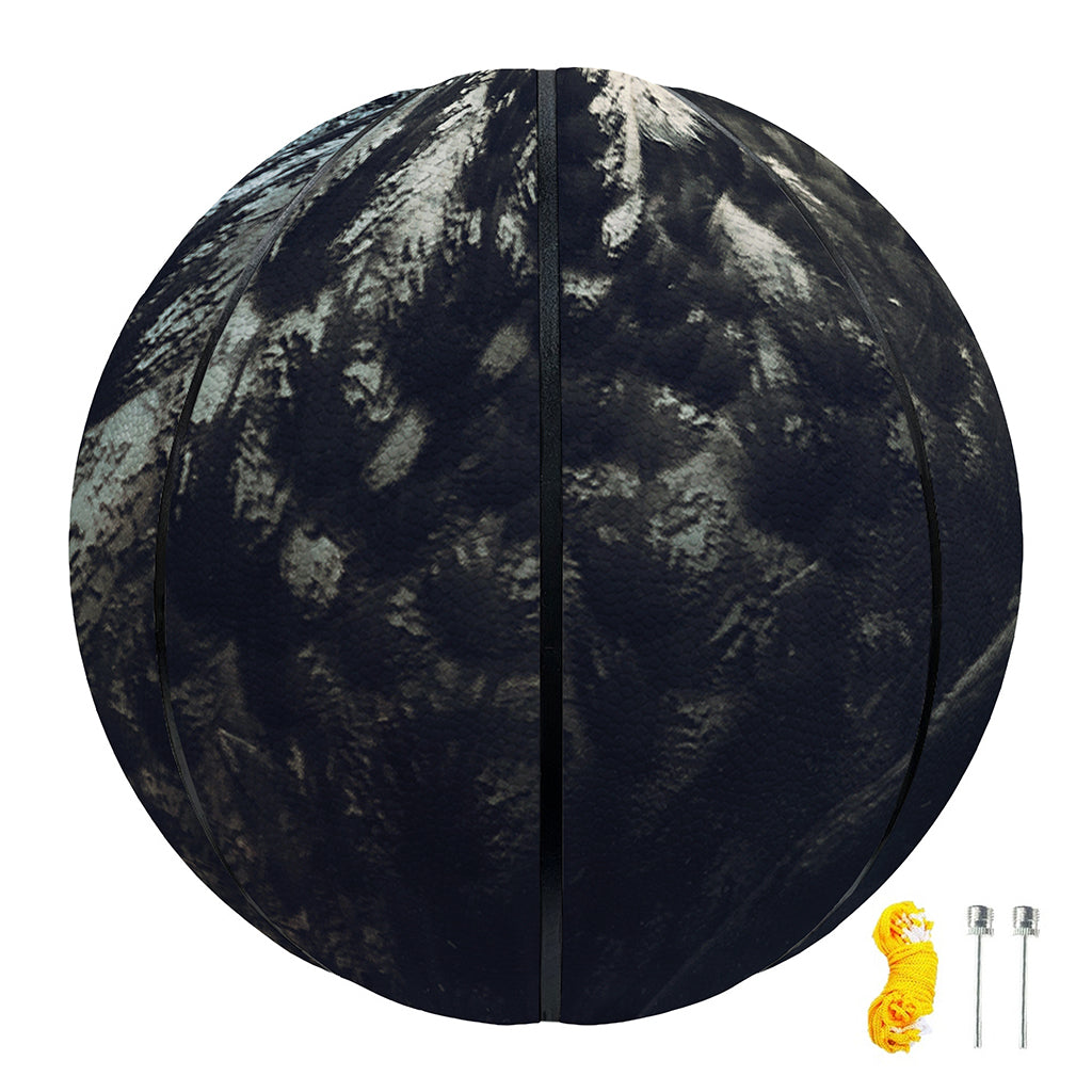 Owl At Night Print Basketball
