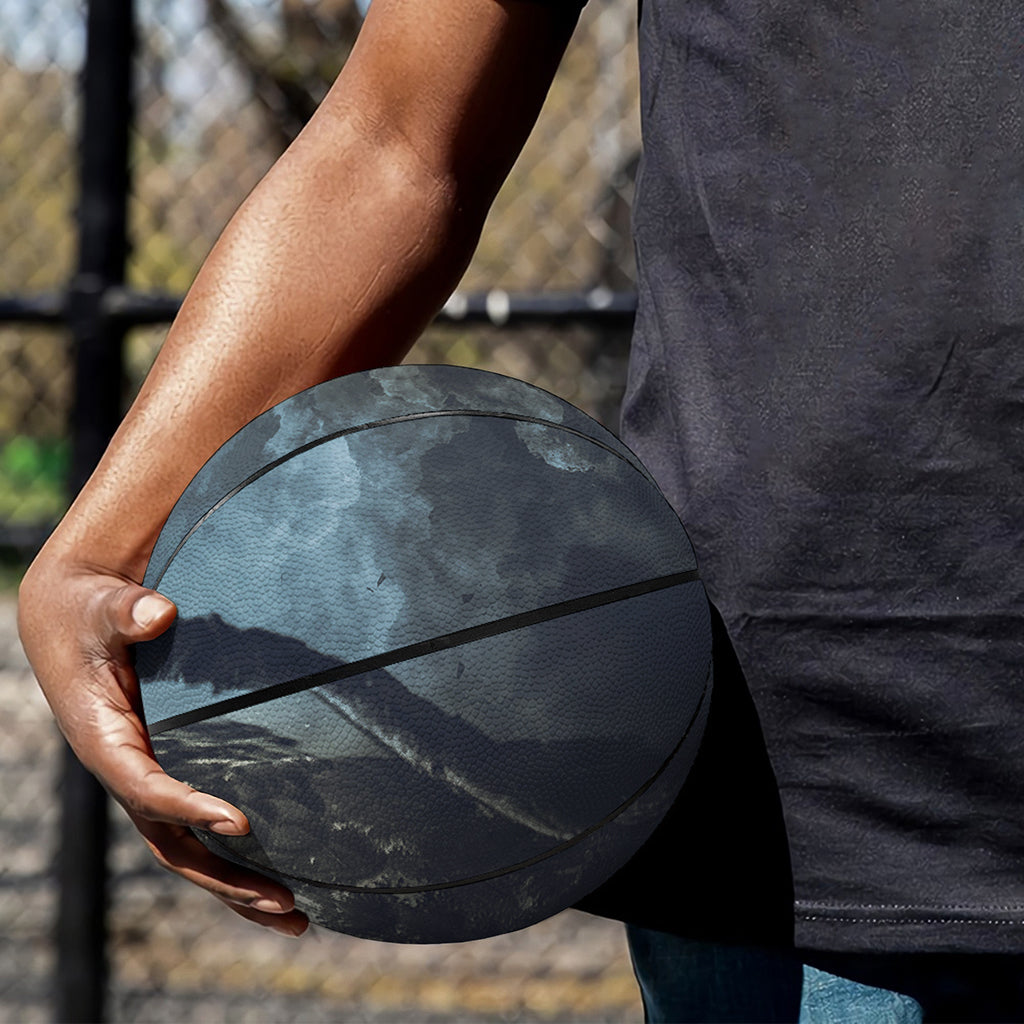 Owl At Night Print Basketball