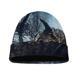 Owl At Night Print Beanie