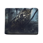 Owl At Night Print Bifold Wallet