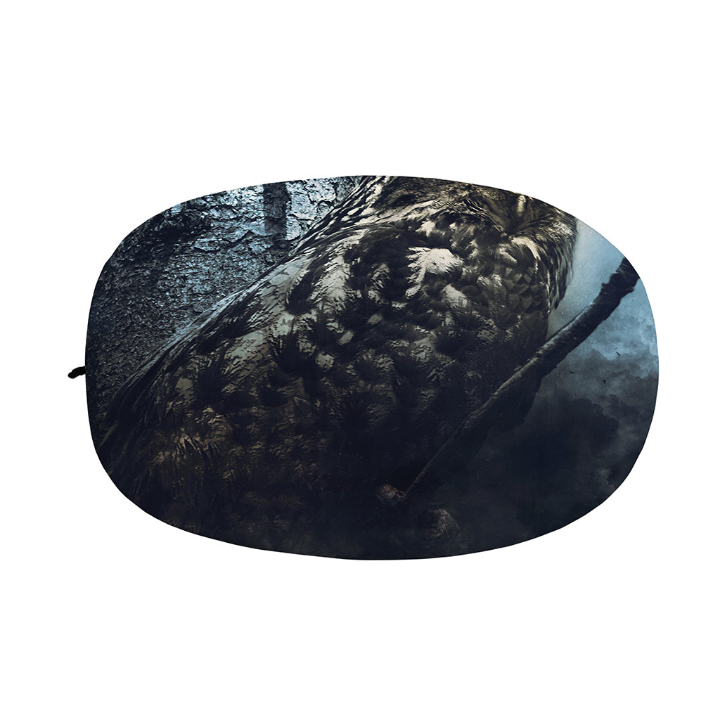 Owl At Night Print Car Side Mirror Covers