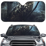 Owl At Night Print Car Windshield Sun Shade