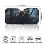 Owl At Night Print Car Windshield Sun Shade