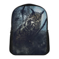 Owl At Night Print Casual Backpack