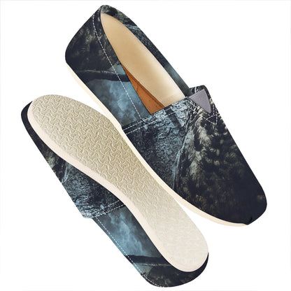 Owl At Night Print Casual Shoes