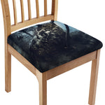 Owl At Night Print Chair Cushion Cover