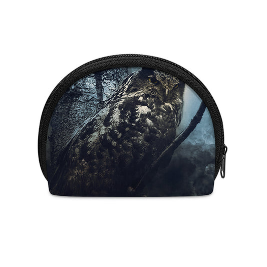 Owl At Night Print Coin Purse