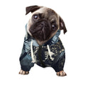Owl At Night Print Dog Zip Up Hoodie