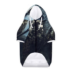 Owl At Night Print Dog Zip Up Hoodie
