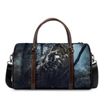 Owl At Night Print Duffle Bag