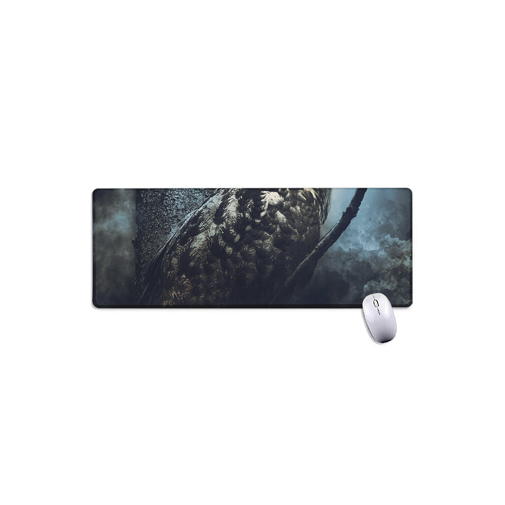 Owl At Night Print Extended Mouse Pad