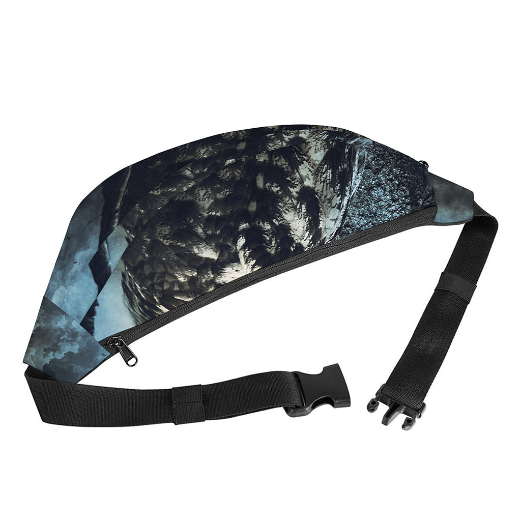 Owl At Night Print Fanny Pack