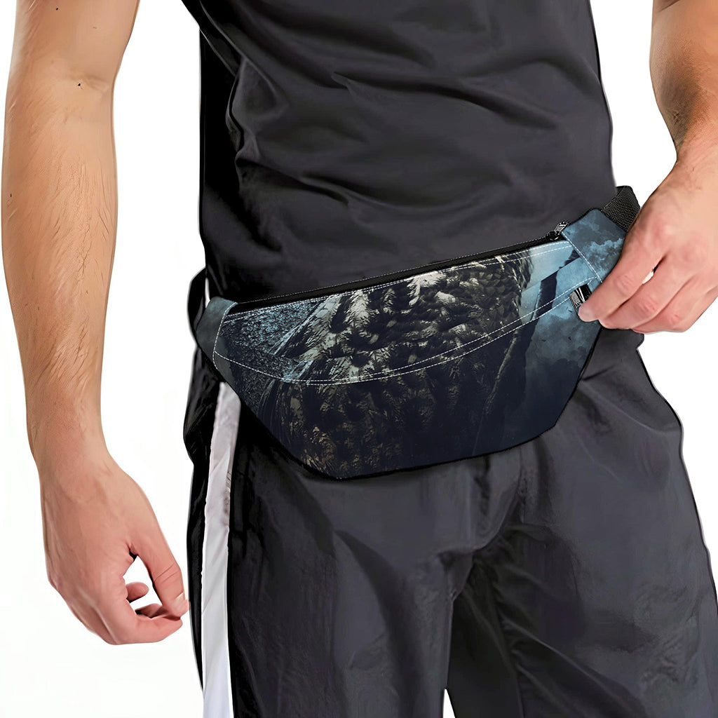 Owl At Night Print Fanny Pack