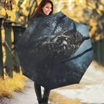 Owl At Night Print Foldable Umbrella