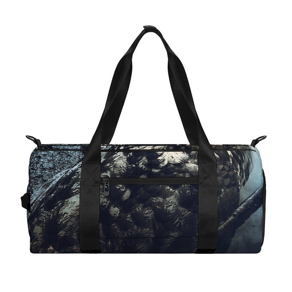Owl At Night Print Gym Bag