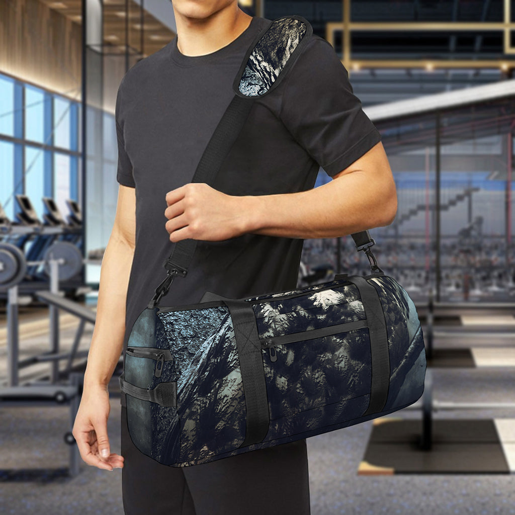 Owl At Night Print Gym Bag