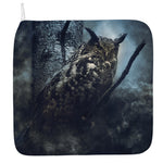 Owl At Night Print Hand Towel