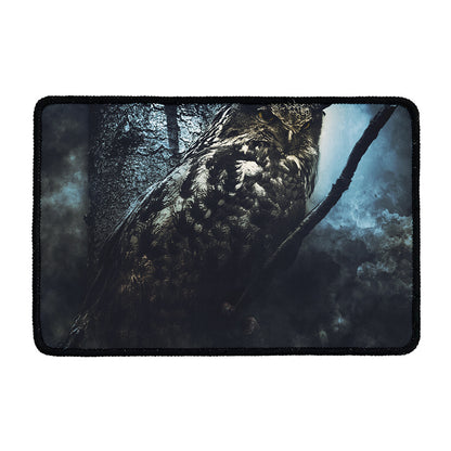 Owl At Night Print Kitchen Mat
