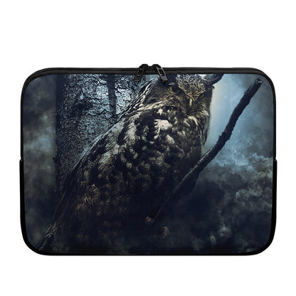 Owl At Night Print Laptop Sleeve