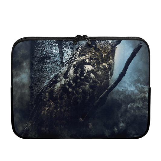 Owl At Night Print Laptop Sleeve