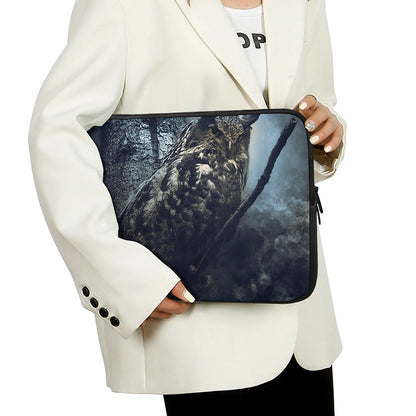 Owl At Night Print Laptop Sleeve
