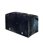 Owl At Night Print Leather Tissue Box Cover