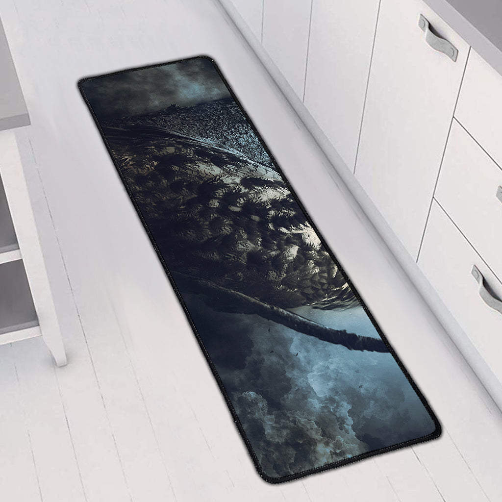 Owl At Night Print Long Kitchen Mat