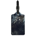 Owl At Night Print Luggage Tag