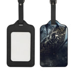 Owl At Night Print Luggage Tag