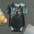Owl At Night Print Men's Bodysuit