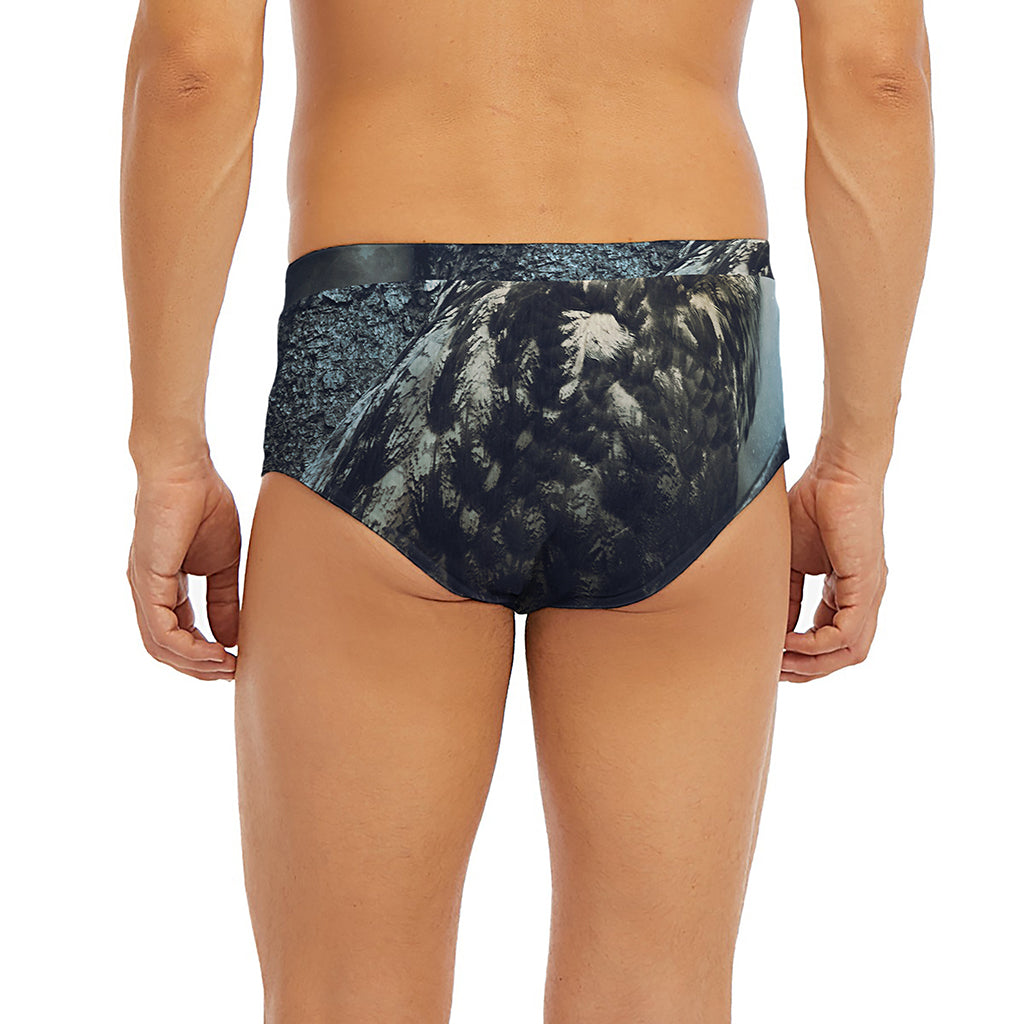 Owl At Night Print Men's Briefs