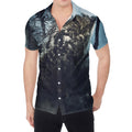 Owl At Night Print Men's Shirt