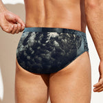 Owl At Night Print Men's Swim Briefs