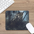 Owl At Night Print Mouse Pad