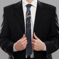 Owl At Night Print Necktie