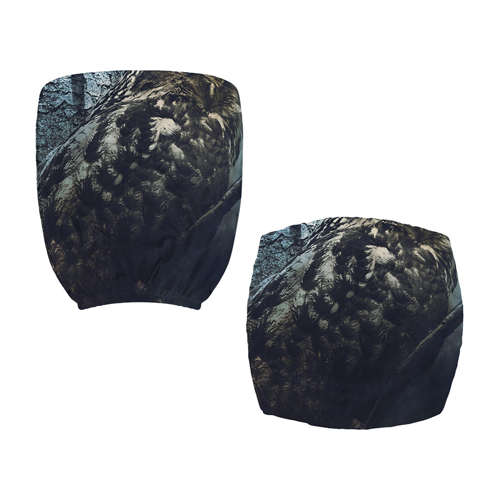 Owl At Night Print Office Chair Cover