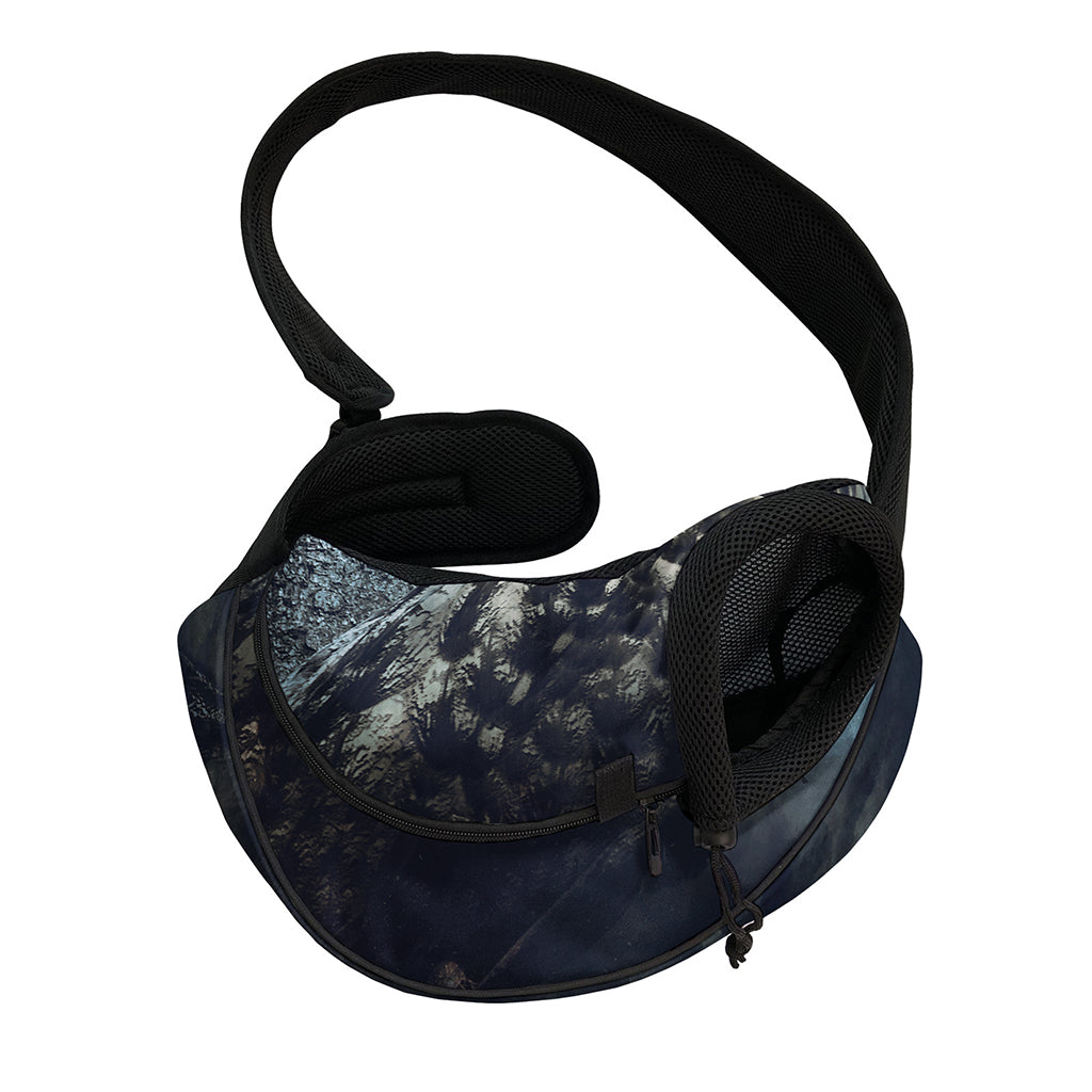 Owl At Night Print Pet Sling Carrier