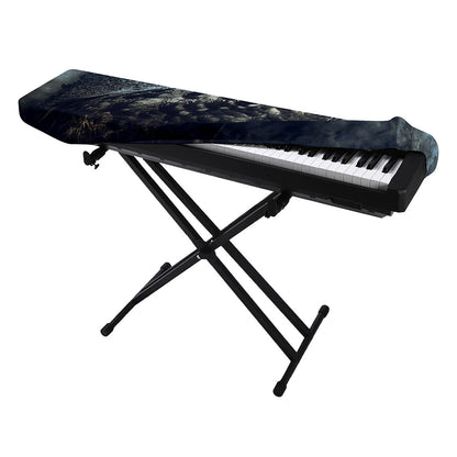 Owl At Night Print Piano Keyboard Cover