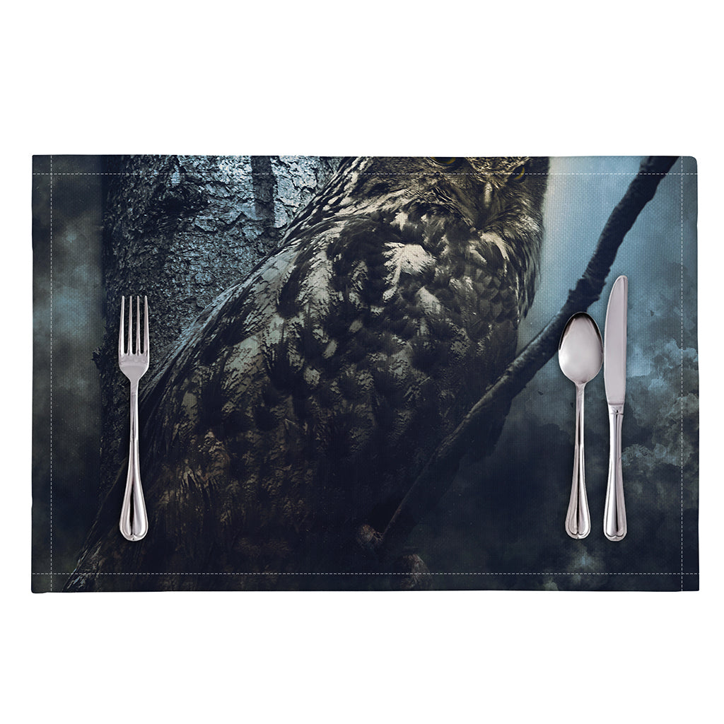 Owl At Night Print Placemat