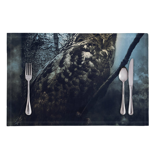 Owl At Night Print Placemat