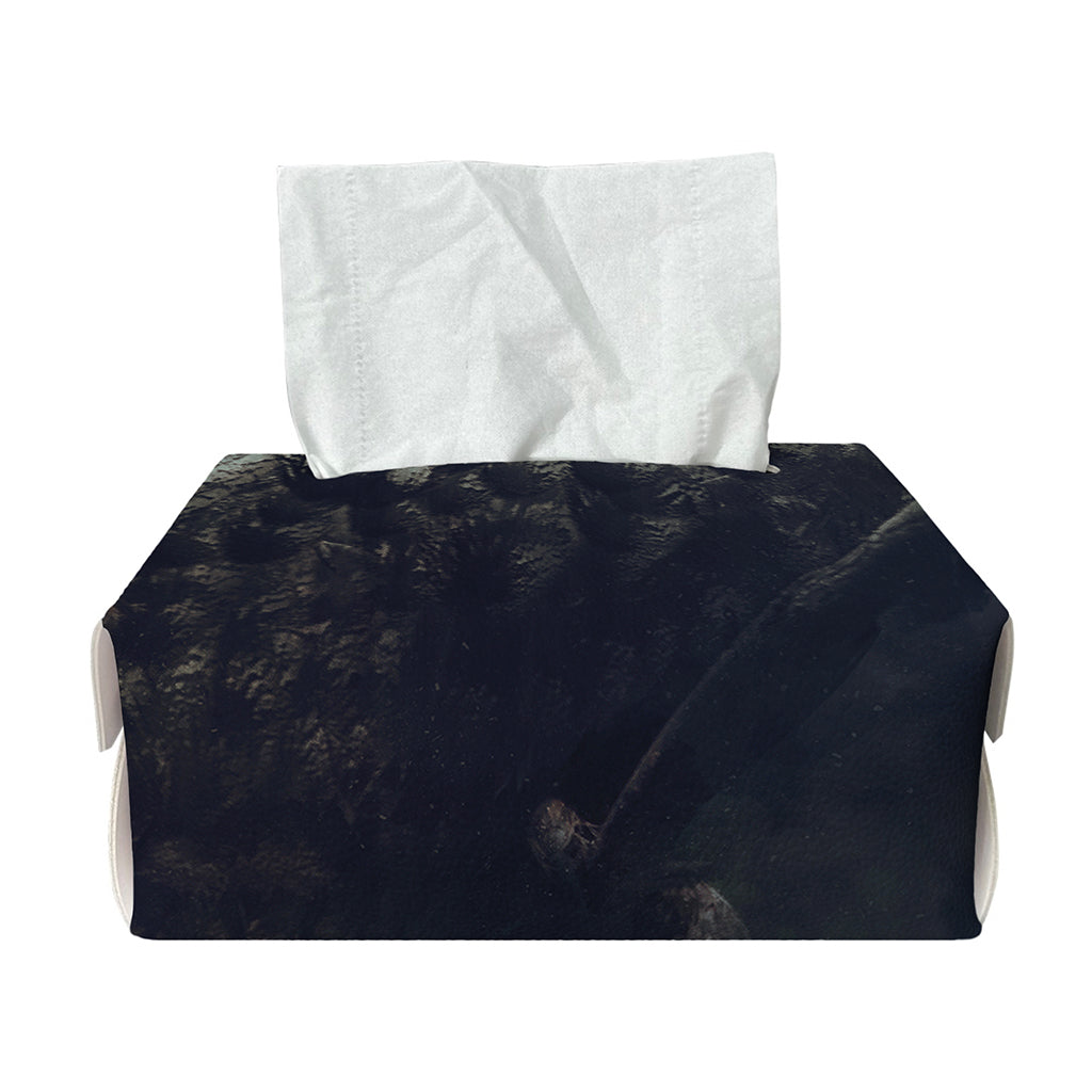 Owl At Night Print Rectangle Tissue Box Cover